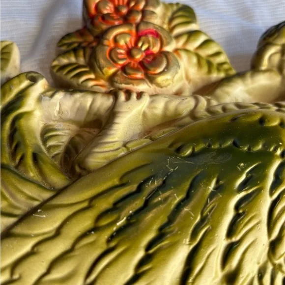 Vintage Bird Wall Decor with Floral Accents - Picture 12 of 12